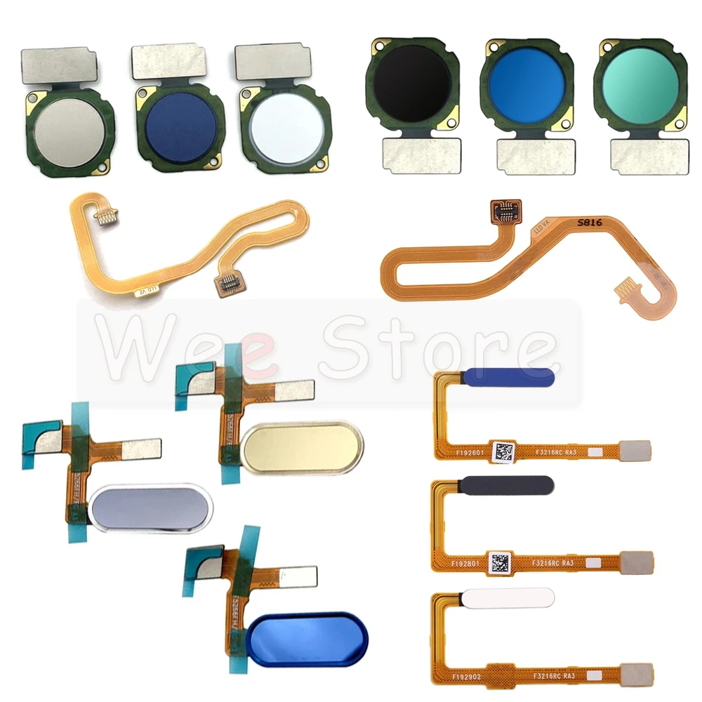

Original Back Home Button Key Connection Touch ID Fingerprint Sensor Flex Cable For Huawei Honor 9 9i 9X Lite Phone Parts