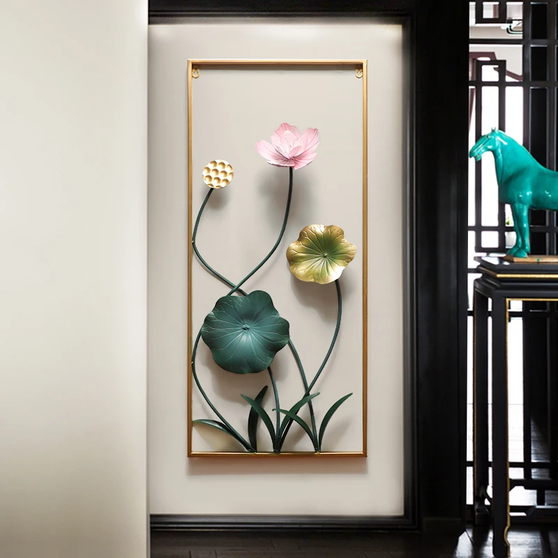 Настенная 3D картина металлическая гостиная настенное искусство рамка украшение