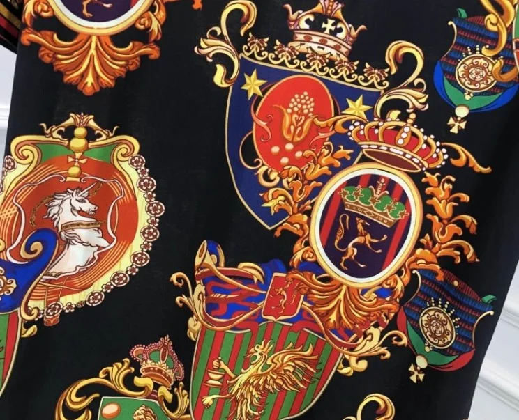 

spring 20ss crown badge print famous tee t shirts brand clothing for men