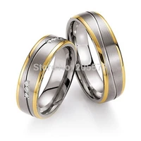 high end custom tailor titanium engagement wedding bands rings sets