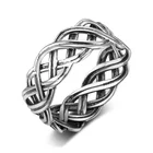В богемном стиле старинные ювелирные изделия в стиле ретро серебряное кольцо бесконечность переплетенные крест кельтский женское кольцо для помолвки обручальные кольца