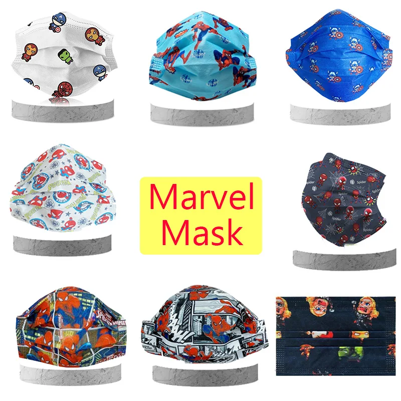 

Маски «мстители» из мультфильма «Marvel», 100 шт.