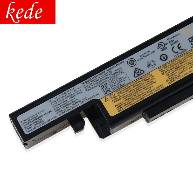 Kede OriginalLaptop батарея для lenovo Y490 Y490P Y400 Y410P Y400N Y500 Y500N Y510P L11L6R02 L11S6R01 L12L6E01 L12S6A01 L12S6E01