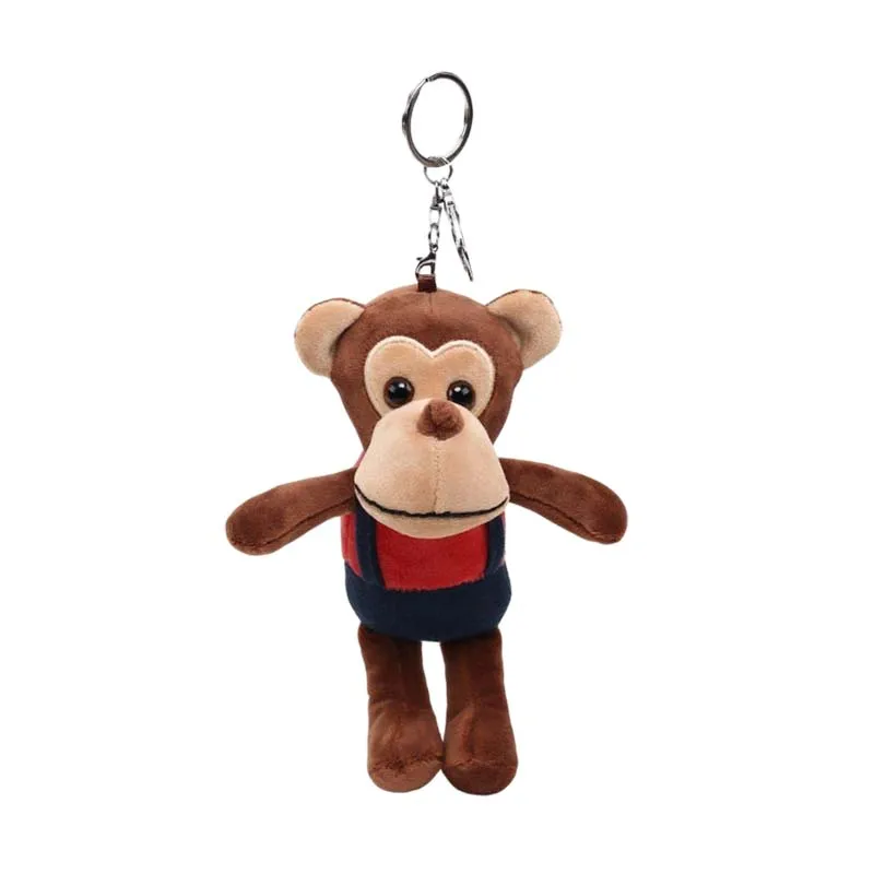 17 см полосатой толстовкой и с рисунком обезьяна плюшевые игрушки душистый брелок