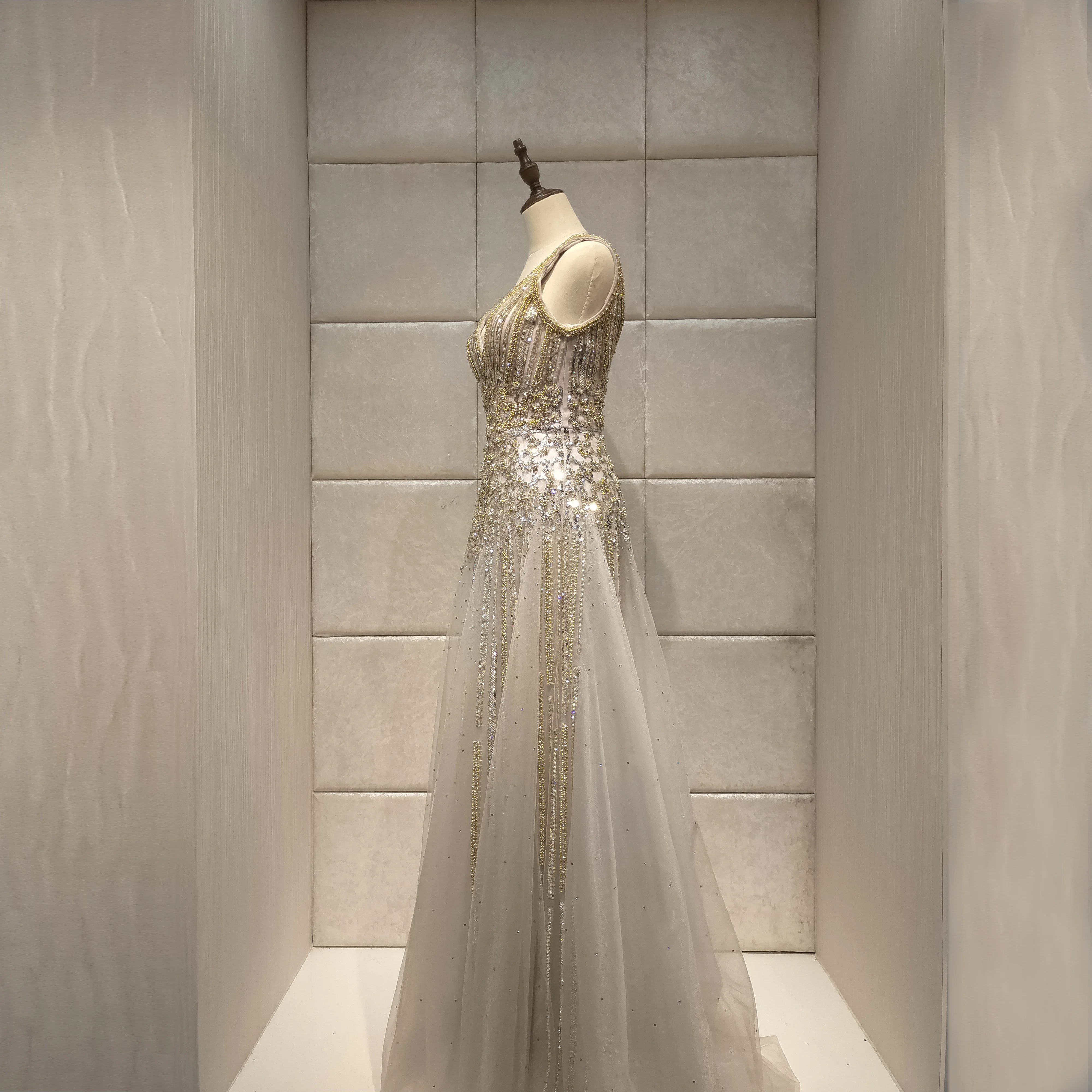 Вечернее платье luxuri новинка 2019 года вечернее для вечеринки с волнистым вырезом |