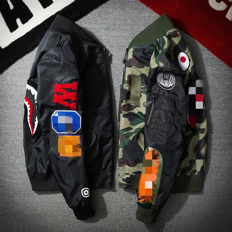 Прилив бренд Air Force куртка пилота для мальчиков на весну и осень пара Бейсбол