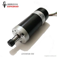 48V 500W Brushless Electric Spindle 12000 Turn Large Torque Spindle Robotic Grinding Drill Deburring Motor