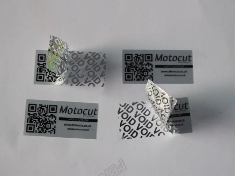 customized void sticker label,cheap high residue security void label,void logistic security label