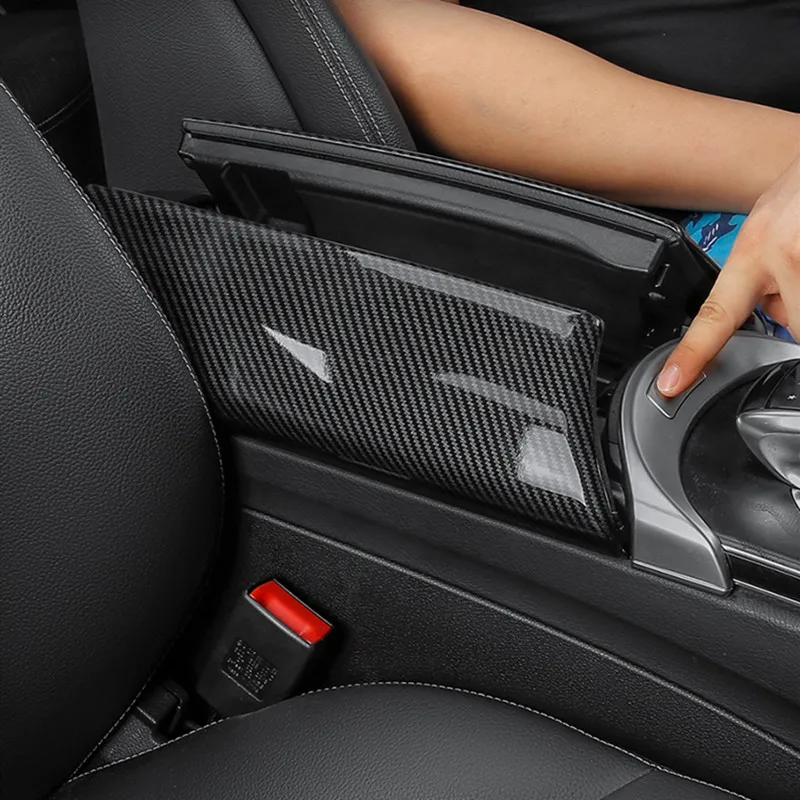 Фото Автомобильная консоль, подлокотник, коробка, панель, наклейки для Mercedes Benz C Class W205 GLC X253, аксессуары для интерьера с узором из углеродного волокна №4