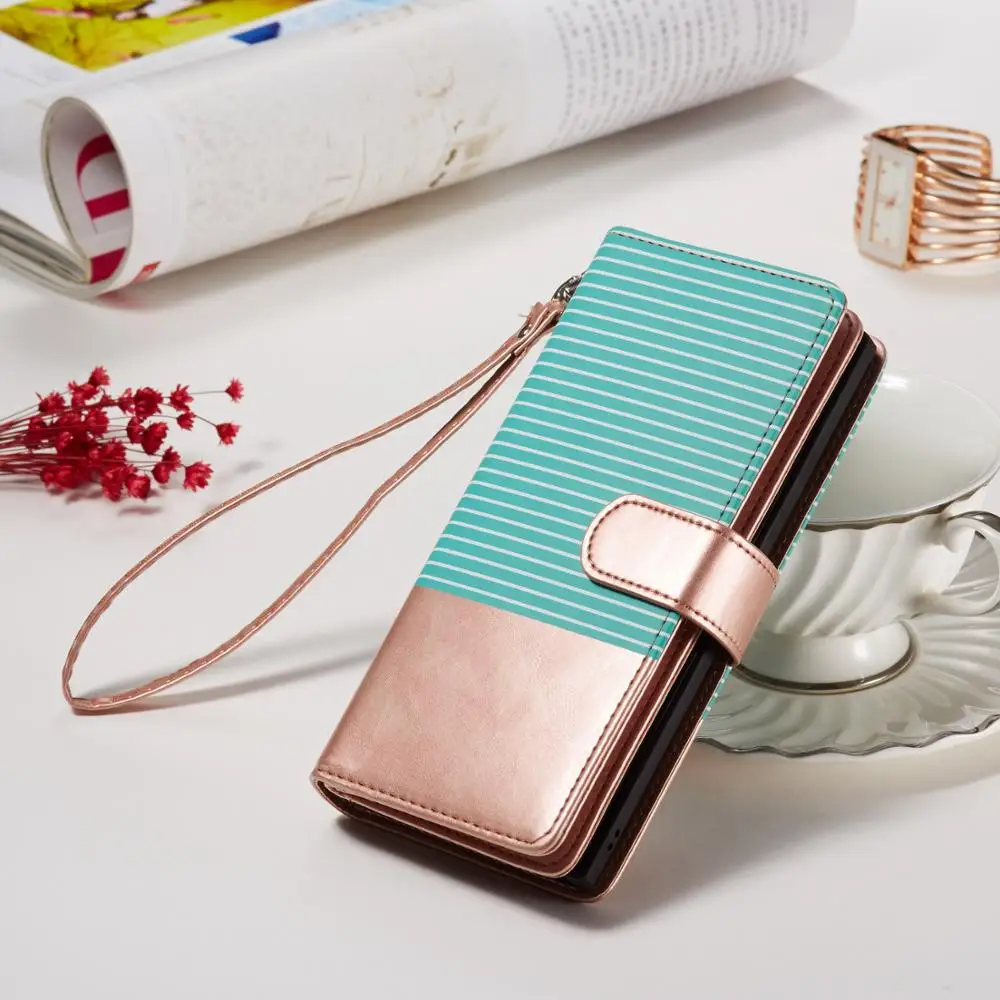 Магнитный многофункциональный чехол BRG для iphone 11 Pro Max 6 6s 7 8 plus X Xs XR Полосатый