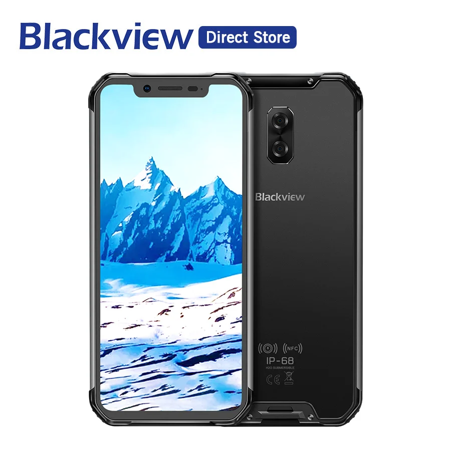 Blackview BV9600 Pro Helio P70 IP68 водонепроницаемый мобильный телефон 6 ГБ+ 128 Гб 6,2" AMOLED 5580 мАч Android 9,0 прочный смартфон