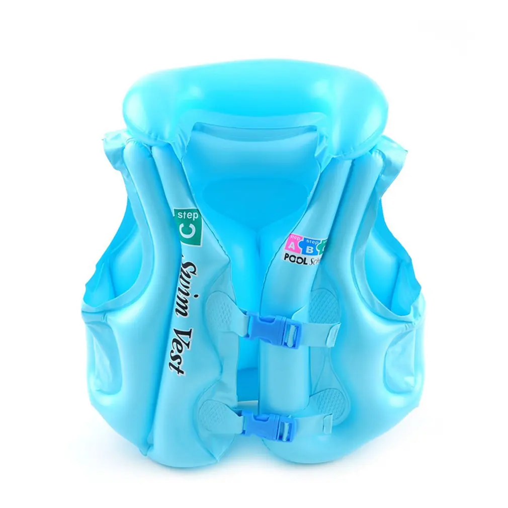 

Inflatable Children's Swimming Suit Children Boost Safety Training Suit Vest Swimming Floating Air Life Jacket