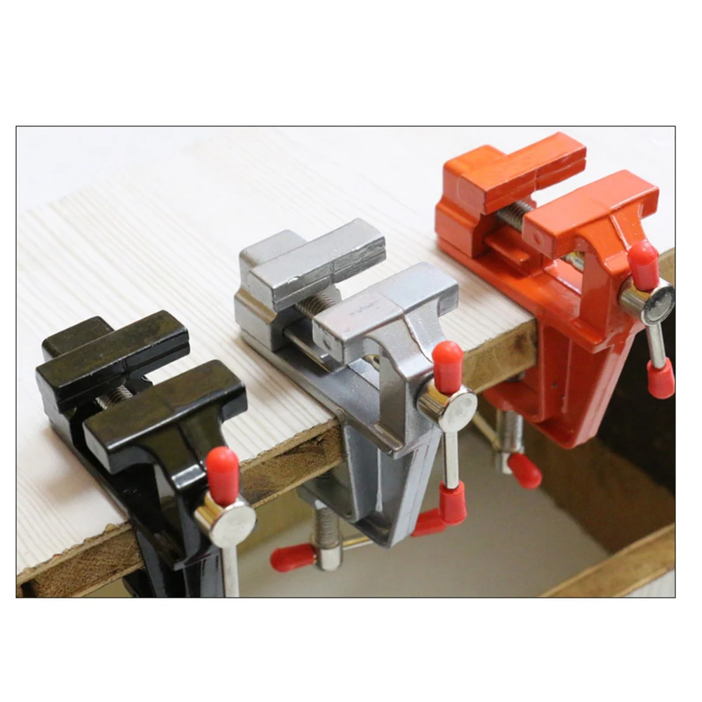 1 шт. мини тиски для хобби алюминиевый верстак стол поворотный зажим ремесло