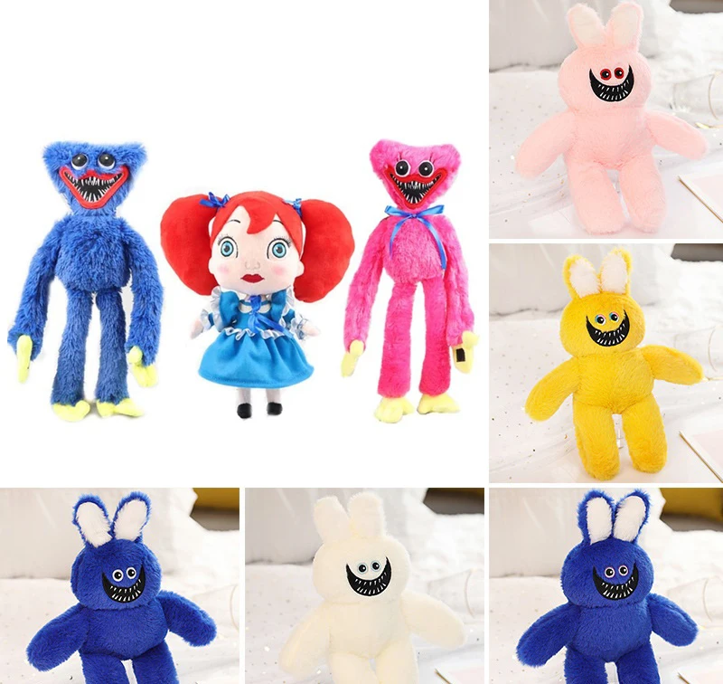 

Игрушка плюшевая мультяшная Huggy Wuggy, 40 см