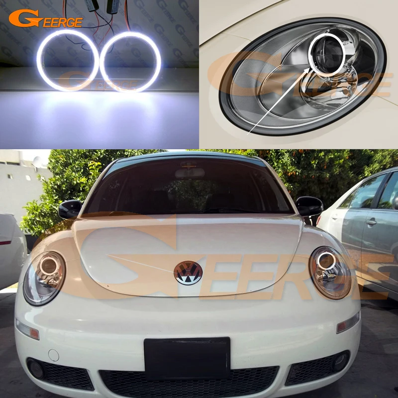 Для Volkswagen VW Beetle 2006 2007 2008 2009 2010 отличные ультра яркие COB led Ангельские Глазки halo