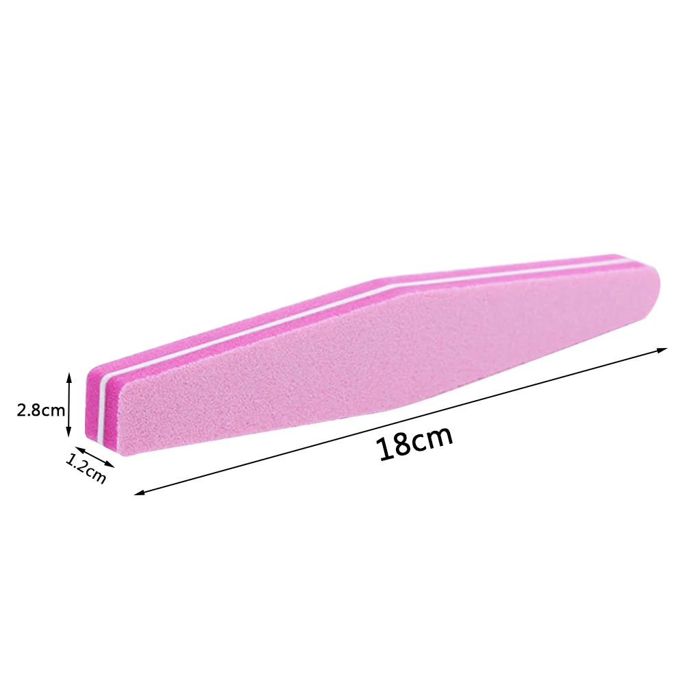 

10Pcs Nail File Buffer Double Side Washable Polish Sponge Board 100/180 Trimmer Lime Buffer Nail Art Polishing Manicure Tools
