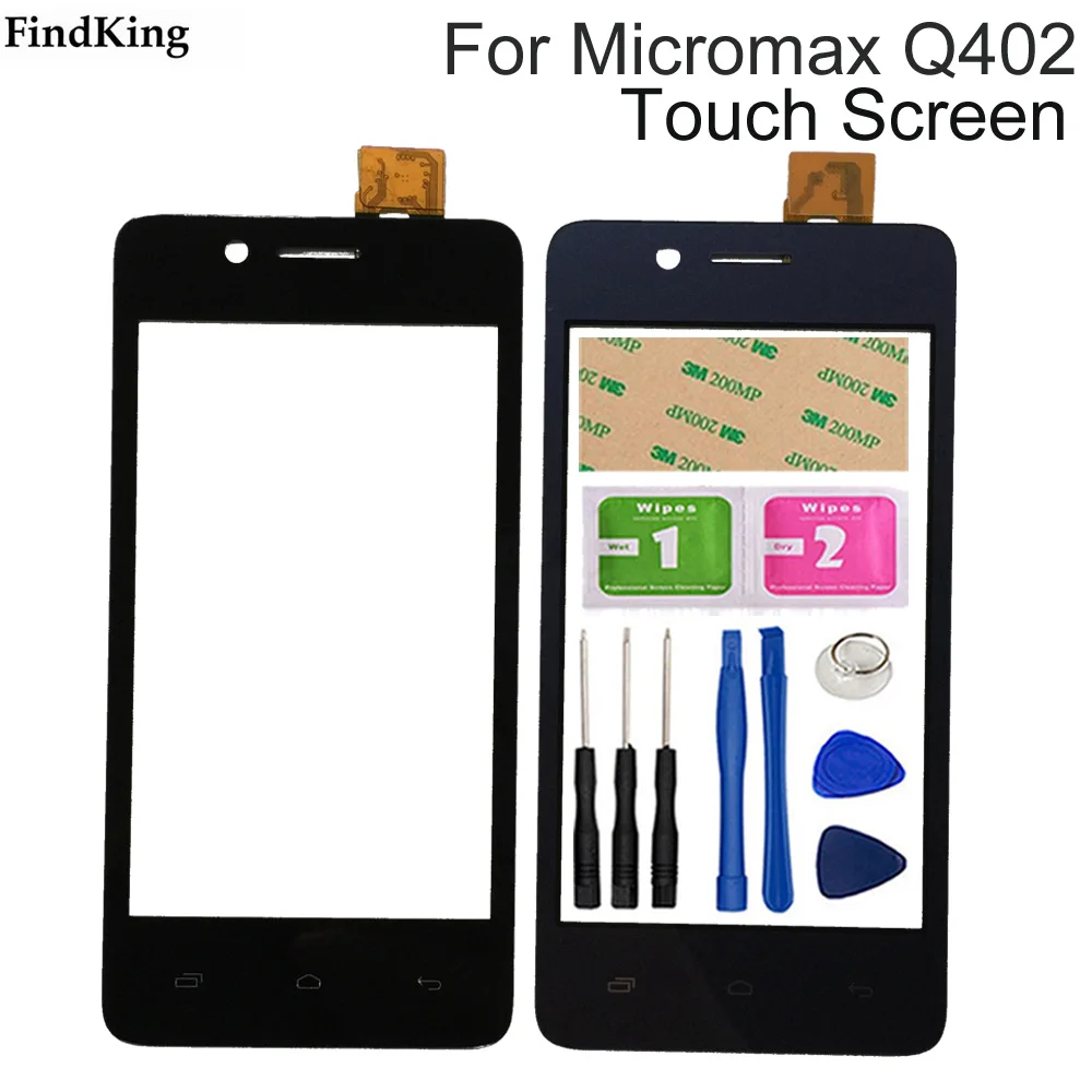 Мобильный сенсорный экран 4 0 дюйма для Micromax Bolt Q402 с цифровым преобразователем