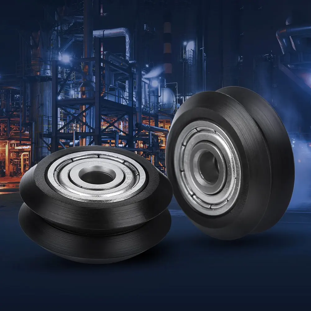 20 шт V Shape Groove Wheel 5 мм Диаметр 625 Подшипник Аксессуары для роликов двойной