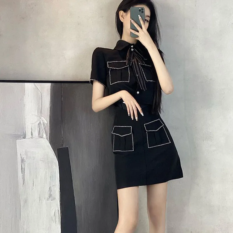 

Summer Small Fragrance Suit 2021 New Female Small Fashion Foreign Style Net Red Temperament Suit Skirt Two-piece Set