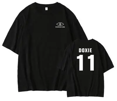

Kpop purple concert same all member names printing o neck t shirt summer unisex dropped shoulder sleeve t-shirt
