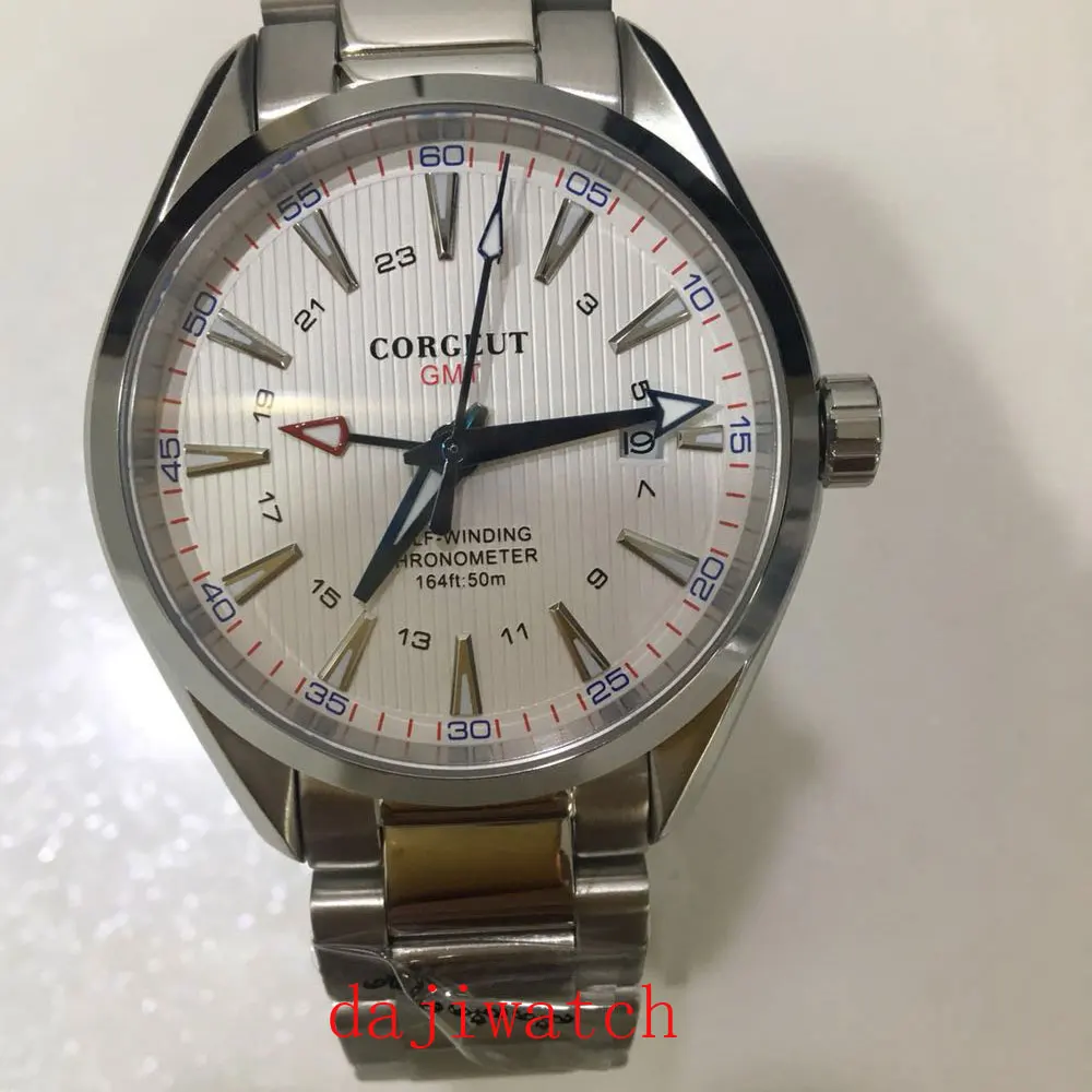 Мужские часы с автоматическим механическим сапфировым стеклом 41 мм|Мужские