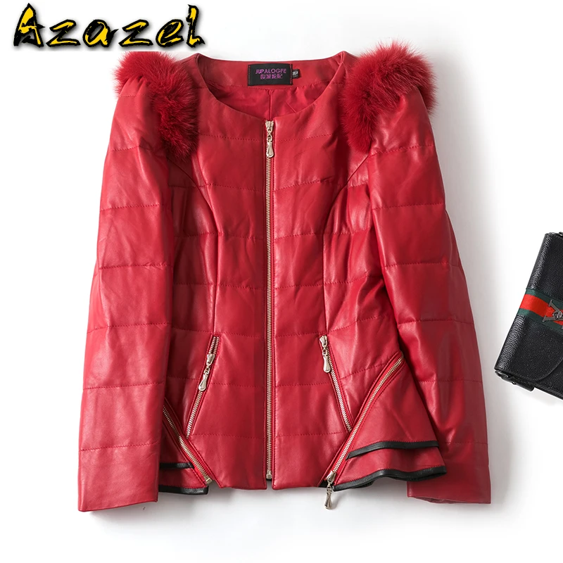 Autumn Winter Fox Fur Coat Real Genuine Leather Jacket Women Clothes 2020 Sheepskin Coat Korean Down Coats Abrigo Mujer 19517