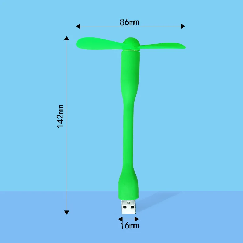 

Mini USB Fan Flexible Bendable for Power Bank Laptop Charger Portable Hand Fan Computer Summer Gadget