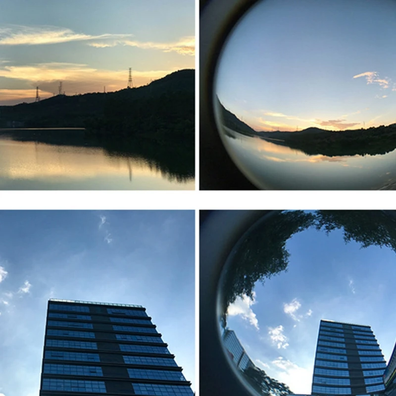 

R58B Camera Lens kit- High-Definition Fisheye Lens 180 Wide Angle Lens Compatible with Hero 9 Sports Camera