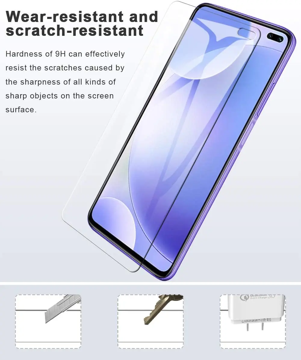 Закаленное стекло для Xiaomi Redmi K30 Защита экрана K 30 защитное защитная пленка 9H |