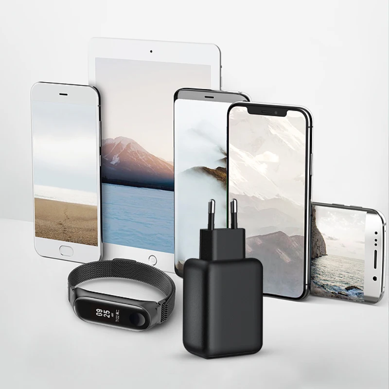 

PHOMAX 20W PD EU/US/UK Power Adapter Wall Quick Charger For IPad Samsung Xiaomi Huawei IPhone X/XR/12 Pro Phone Charging Station