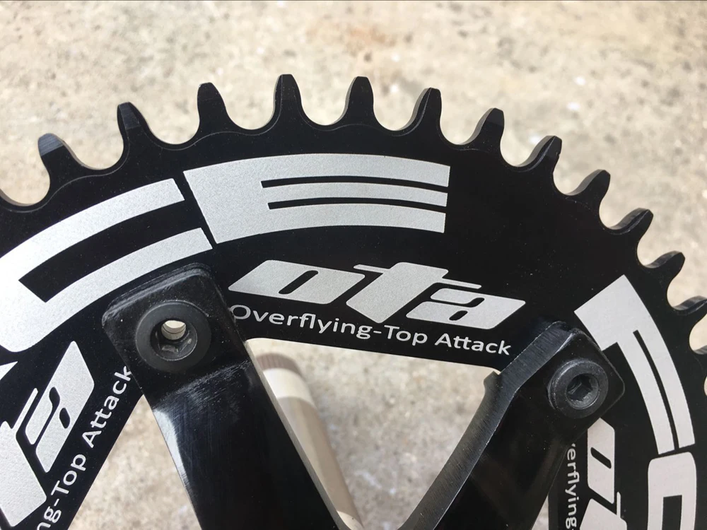 Fixie велосипедная Звездочка 48 т OTA алюминиевая односкоростная дорожка цепь с