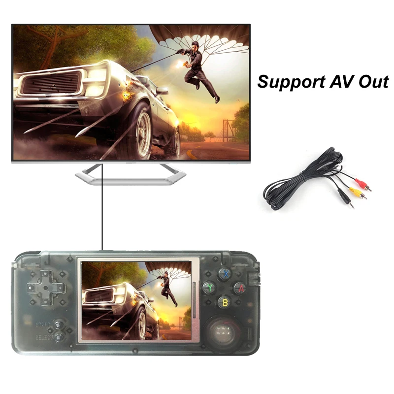 Новый Ретро 3 0 дюймовый ручной видео игровой плеер встроенный 3000 классических