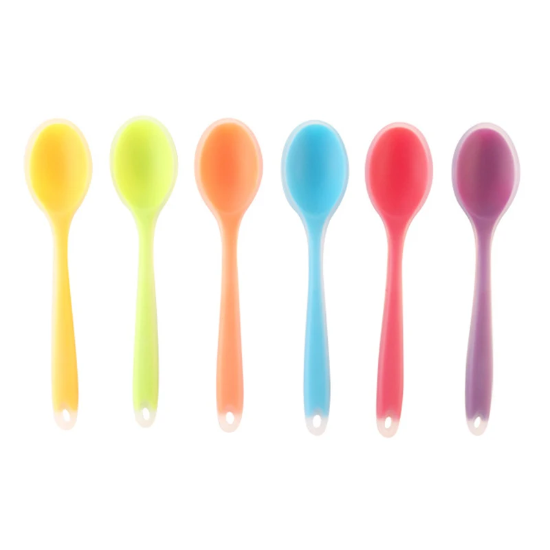 

Durability Silicone Spoon Non-Stick Rice Spoon Convenient Learning Rice Spoon High Temperature Spoon Hygeian Cooking Utensils