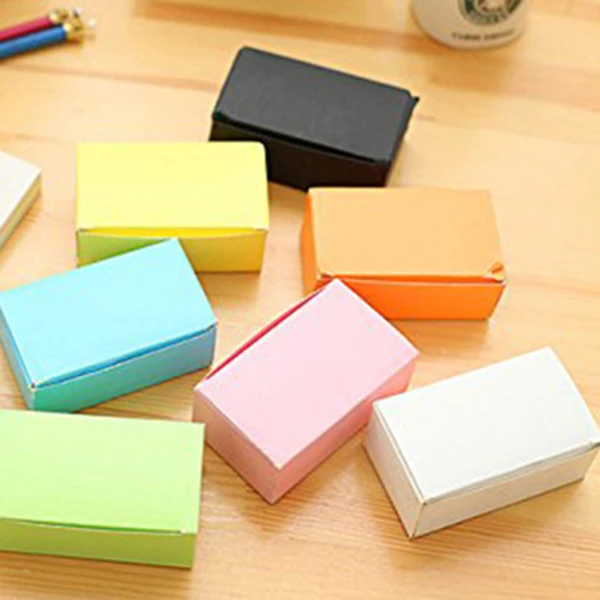 

100 memory cards Blank DIY graffiti word cards net Small memo pad blocks Memorandum note Blank word cards (orange)