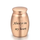 Мини-урны для сувениров 16x25 мм для золы, всегда в моем дневном свете, памятные урны для маленького размера