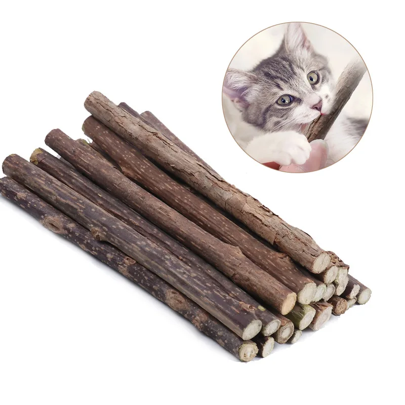 

15pcs/20pcs Natural Catnip Molar Stick Pet Cat Toy Cleaning Teeth Interactive Kitten Snacks Grind Claws Cat Supplies