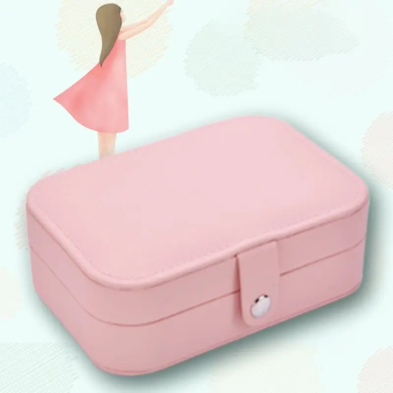 

Fashion Women Jewelry Case Simple Trend Earrings Bracelet Ring Storage Box Y1AC