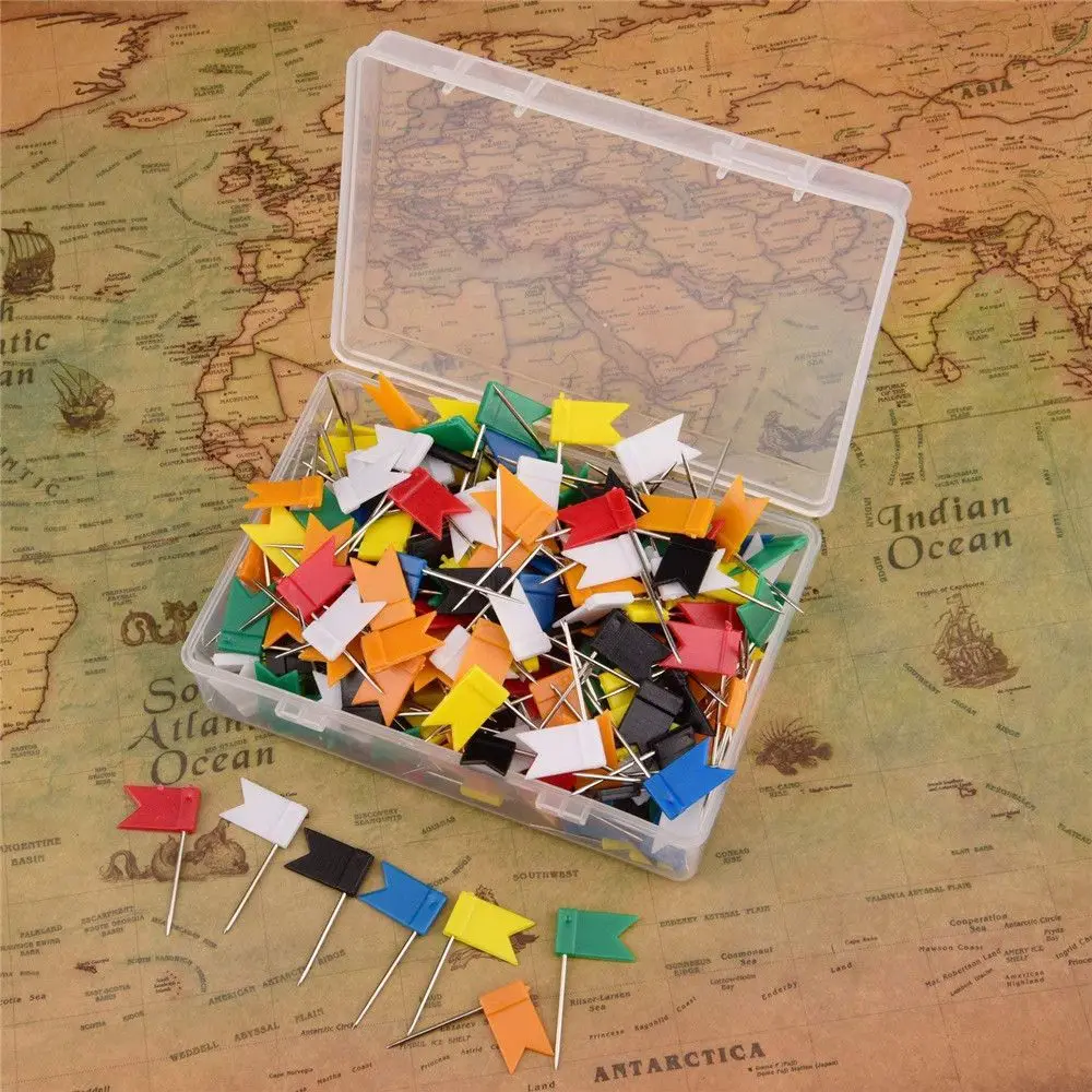 100 шт. разнообразные шпильки для рисования|Канцелярские булавки| |