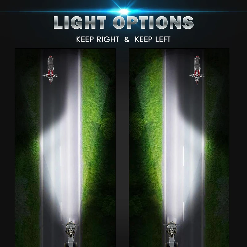 Миниатюрная светодиодная фара R8 высокой мощности для мотоцикла H4 HS1 P43t 6500 лм К