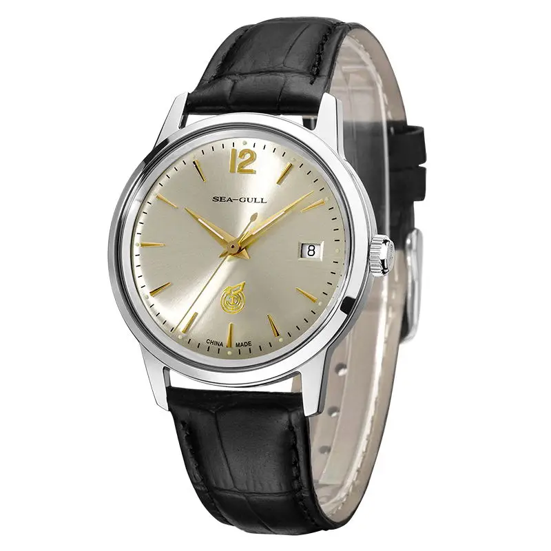

2021 Seagull часы мужские Men's Retro 51 Re-Edition Automatic Wrist Watch Mechanical Watch Men's Watch Reissue Edition D51SG