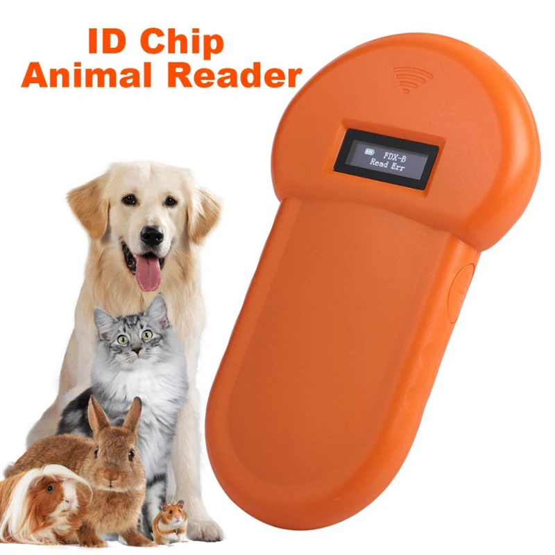 Портативный RFID считыватель чипов для домашних животных 134 2 кГц
