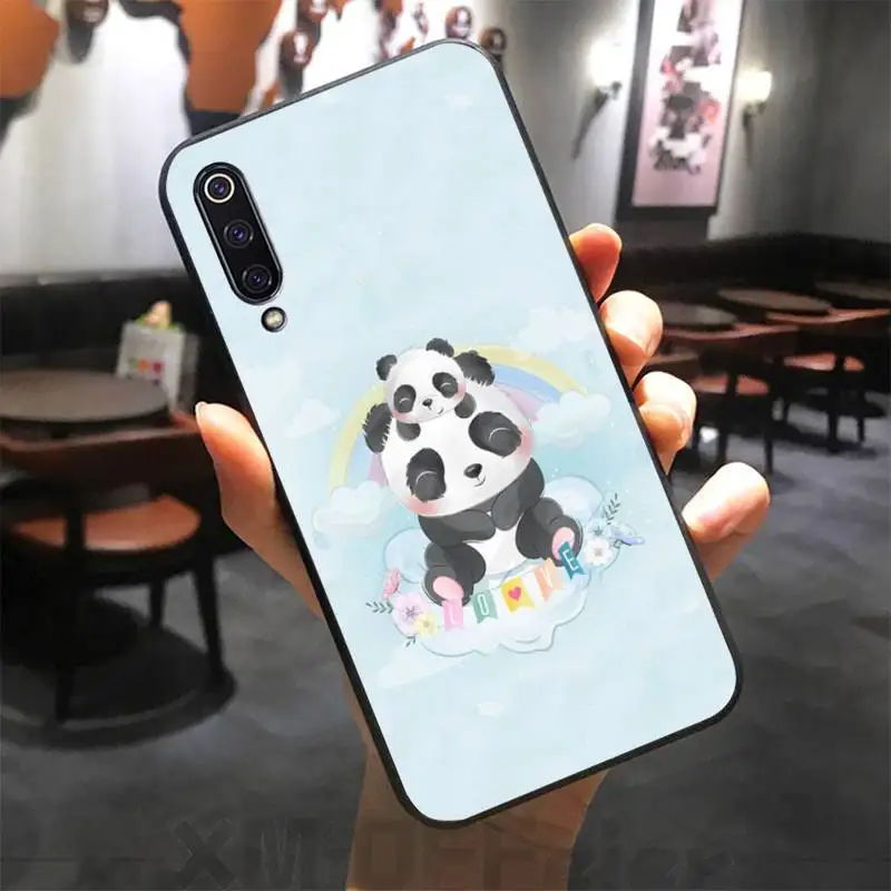 

Kawaii Panda Animal Case Coque Fundas Etui For Xiaomi Note Max Mi 7 8 9se Redmi 7 7a 8 8t 9 10 Pro Lite Cases Cover