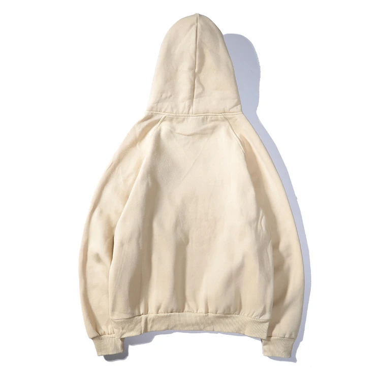 

2020 new winter fashion brand European and American style boys fleece hooded trend loose hip-hop couple jacket