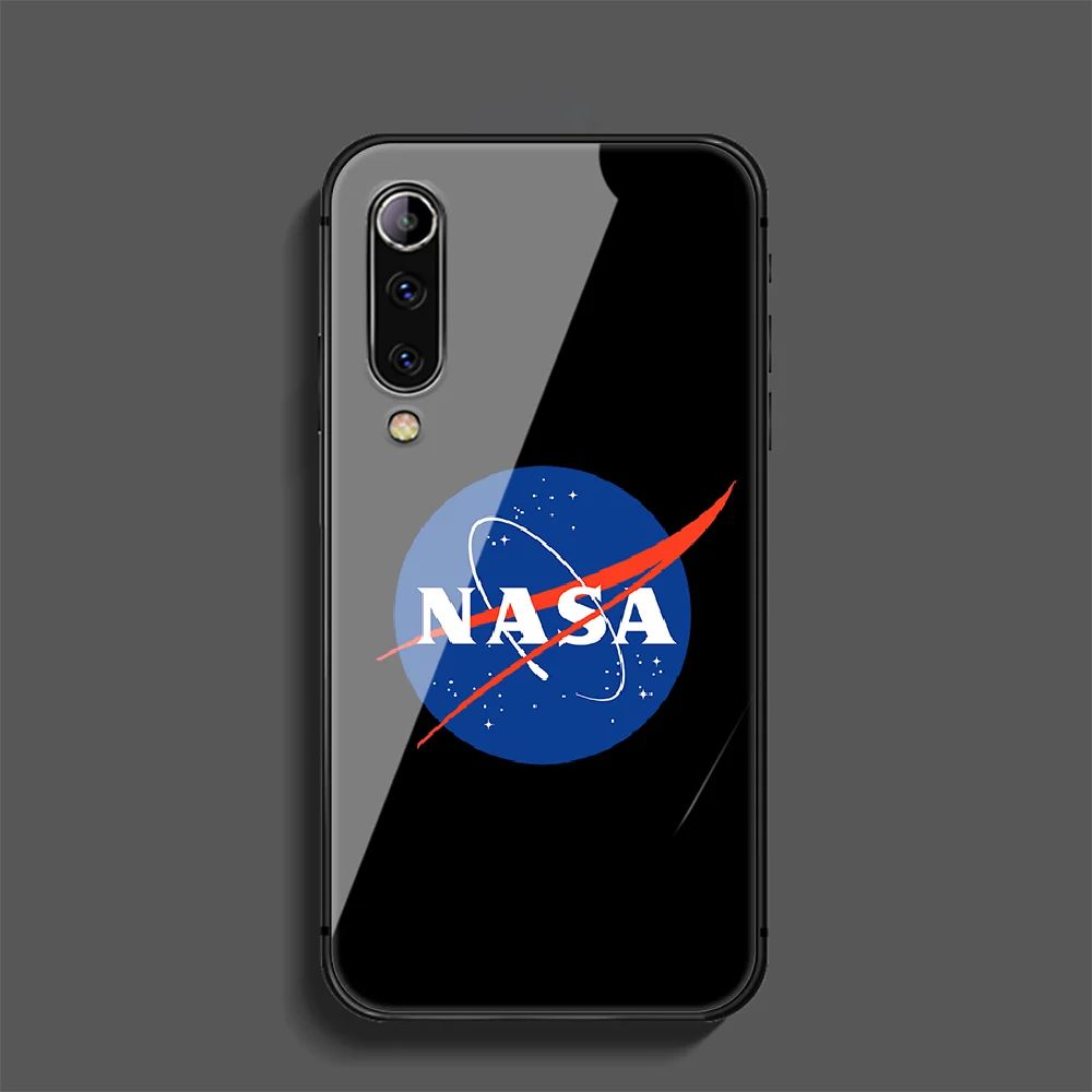 

Space Nasas Phone Tempered Glass Case Cover For Xiaomi Mi Note A2 A3 8 9 3 9 9T 10 Max Pro Lite Ultra Luxury Funda Back Painting