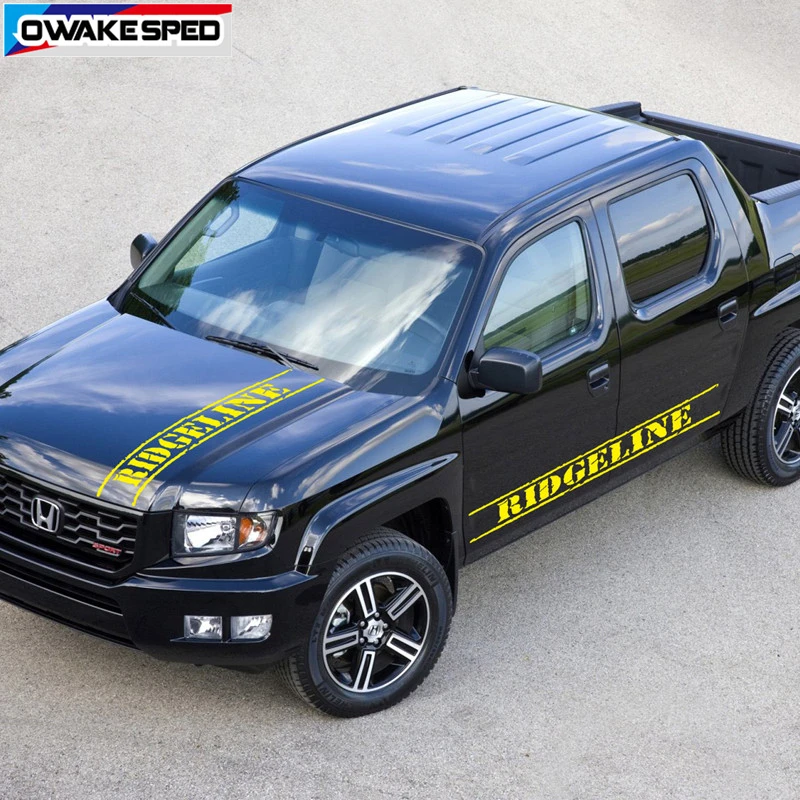 Автомобильный стикер в полоску для украшения дверей автомобиля наклейка Honda