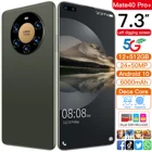 Смартфон глобальная версия Android, 7,3 дюйма, 2 SIM-карты, 3G 4G, распознавание лица