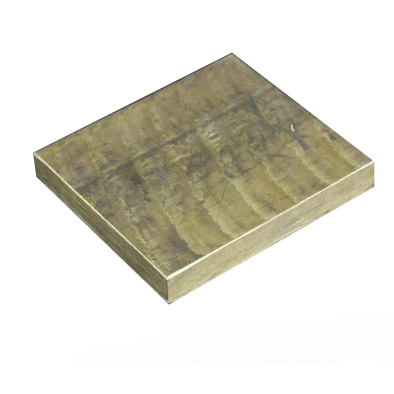 Knife DIY material  bronze block plate 50*50*10mm copper sheet , accept cutting other size