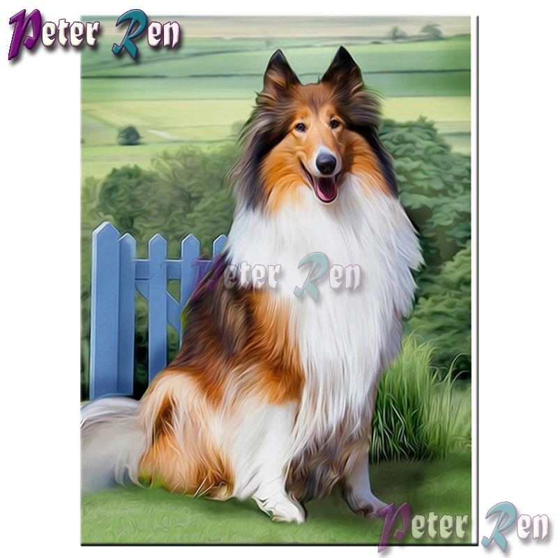 

5d Animal shepherd Diamond painting DIY full Square/round Rhinestones cross stitch embroidery picture Handmade home decoration