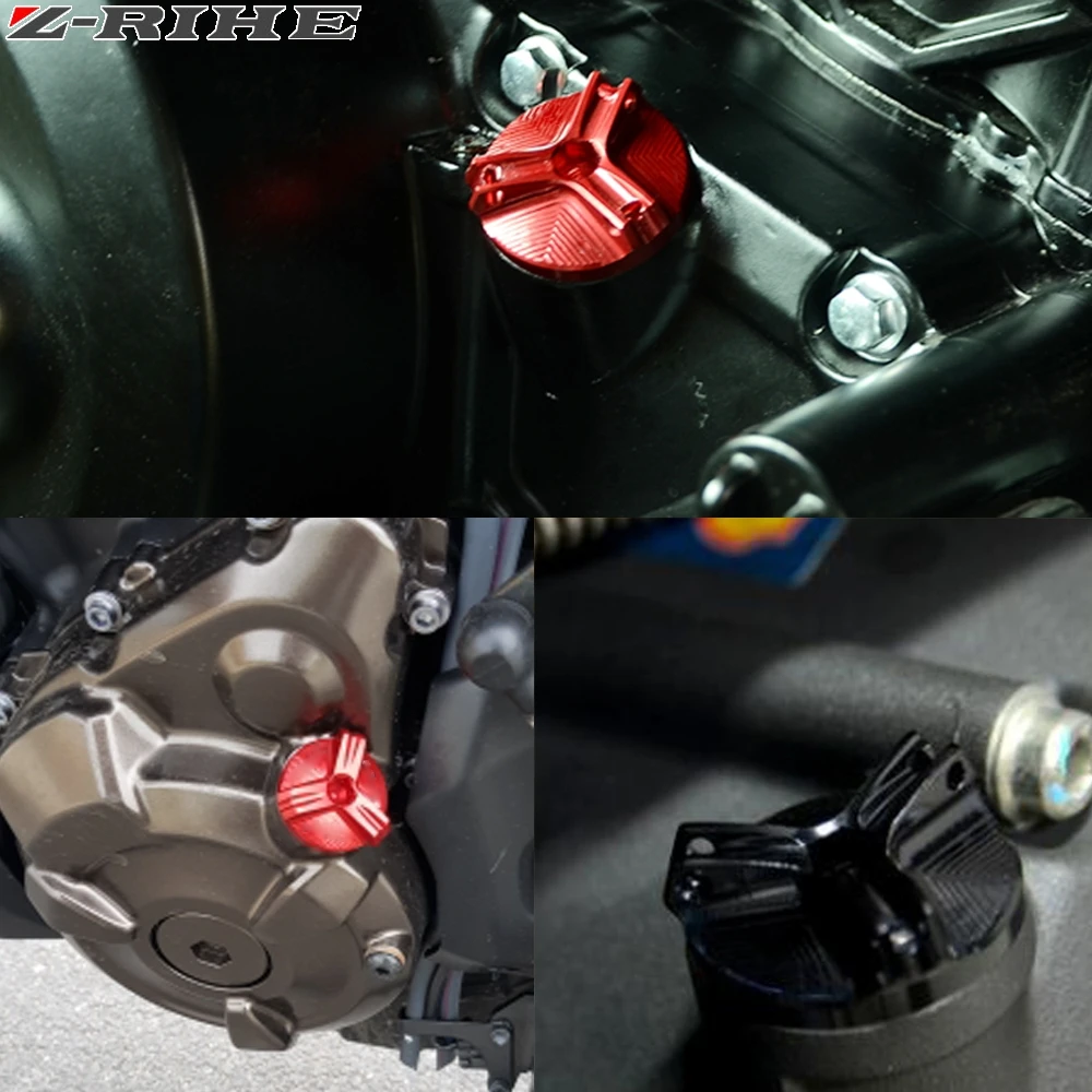 Для Yamaha R1 R3 R6 YZF-R3 YZF-R6 YZF-R1 YZF-R25 MT07 MT-07 Машинное масло капсула Штекер винт крышки аксессуары для двигателя