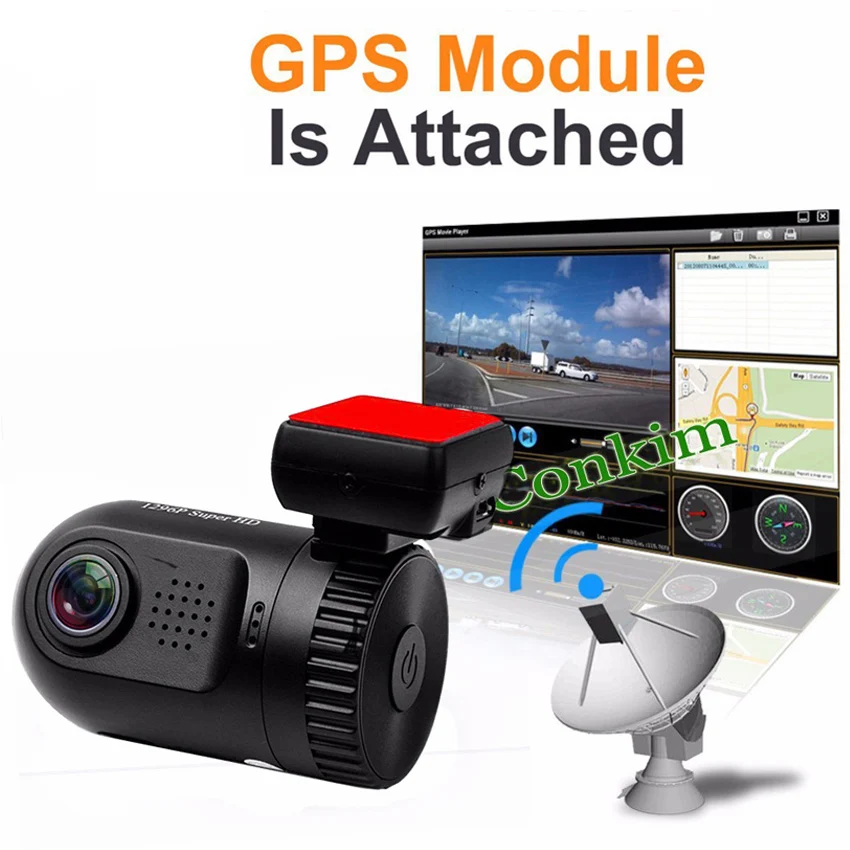 Conkim Автомобильная камера Full HD 1296P видеорегистратор ADAS LDWS Pro конденсатор
